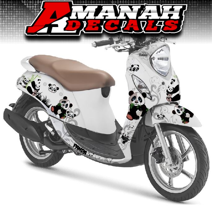 Jual Stiker Full Body Decal Motor Yamaha Fino 125 Panda Shopee