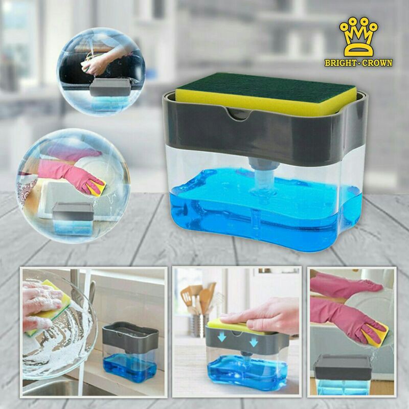 Jual Dispenser Sabun Cuci Piring Sponge Holder Spons Cuci Shopee