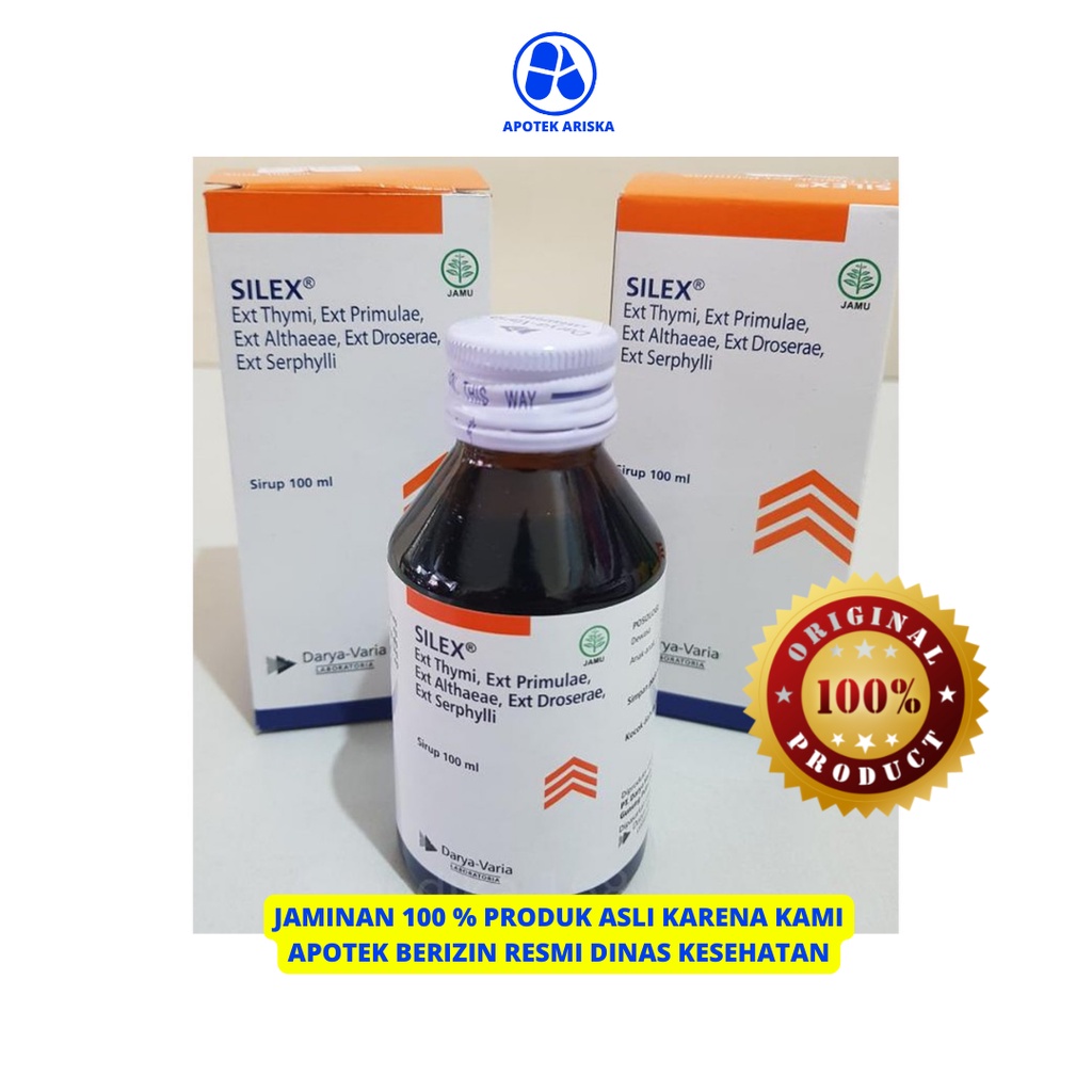 Jual Silex Sirup Ml Atasi Batuk Berdahak Gangguan Pernapasan