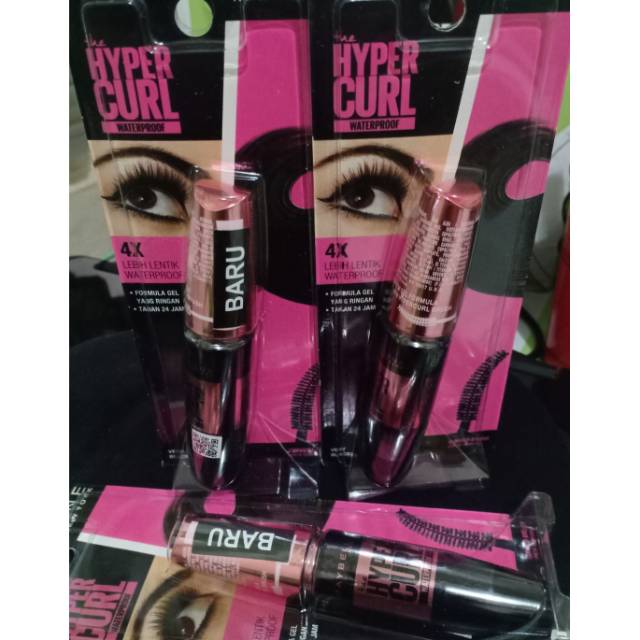 Jual MAYBELLINE HYPERCURL VOLUM EXPRESS MASCARA Original 100 Shopee