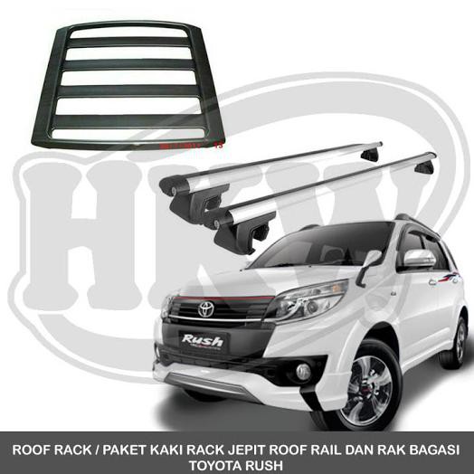 Jual Paket Kaki Rak Jepit Roof Rail Dan Rak Bagasi Toyota Rush New