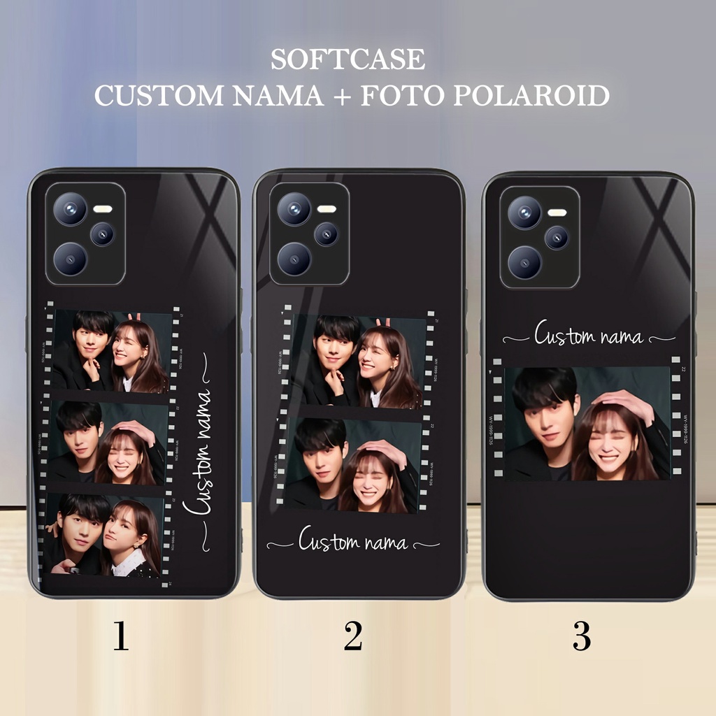 Jual H Softcase Glass Kilau Custom Foto Bebas Nama For All Type