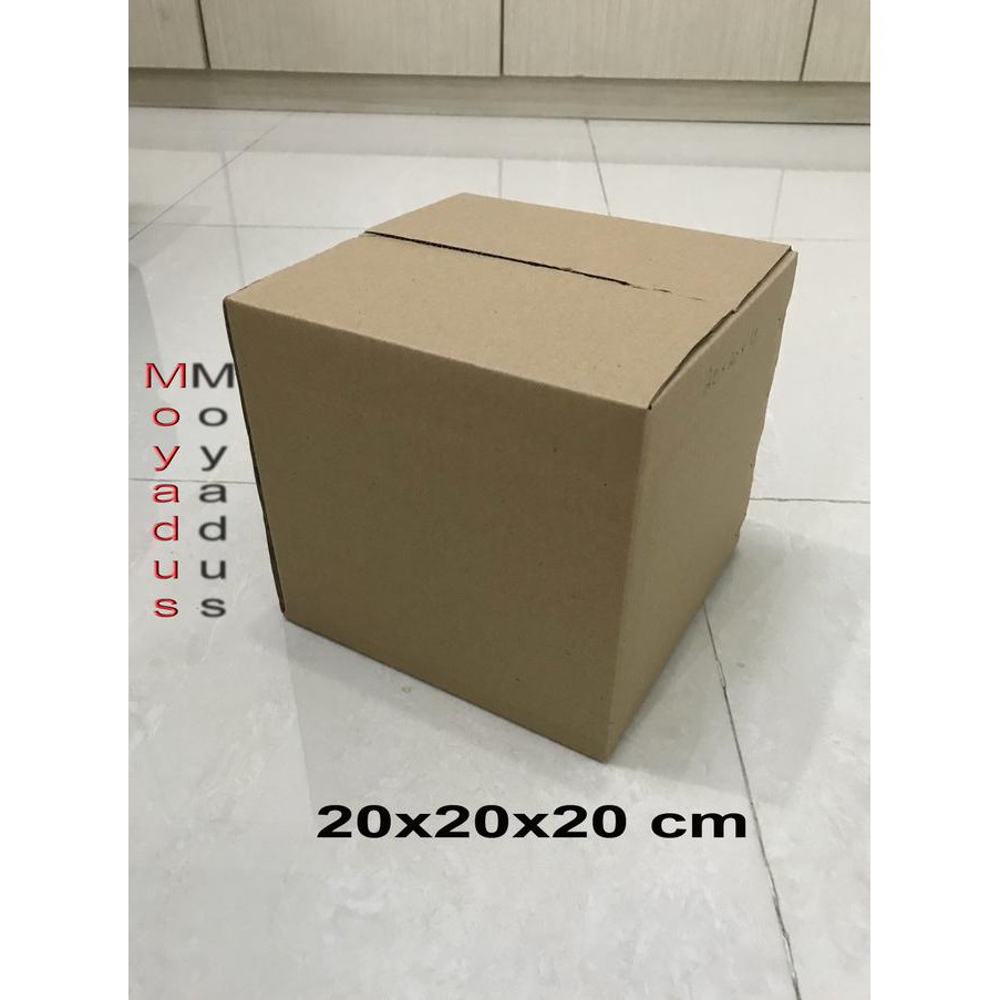 Jual Kardus Karton Box Uk 20X20X20 Cm Untuk Packing Mp Tokocamelya