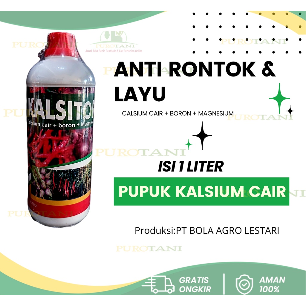 Jual Pupuk Kalsium Cair Plus Boron Magnesium Kalsitor Calsium 1 Liter