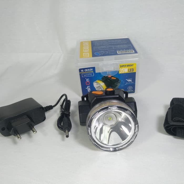 Jual Headlamp Diving Senter Kepala Selam Push On Hl Dv W