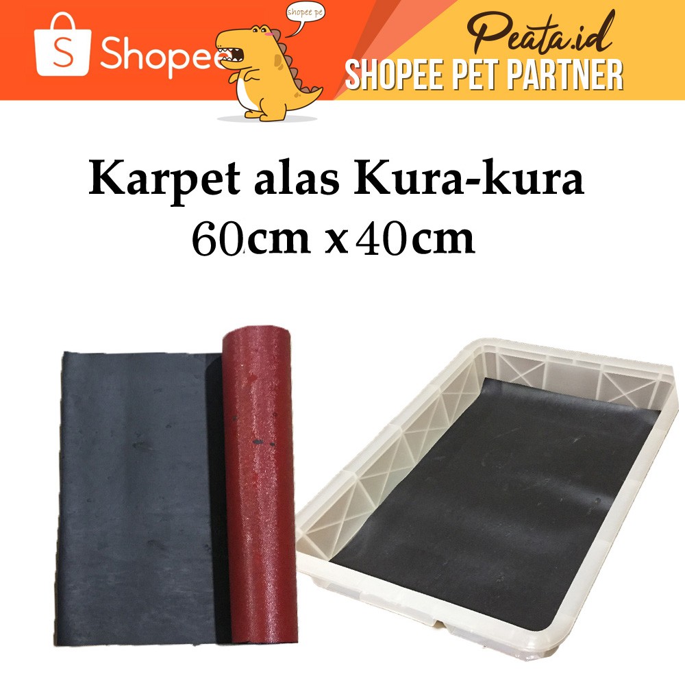 Jual Karpet Tebal 60cm X40cm Alas Kandang Kura Darat Torto Sulcata