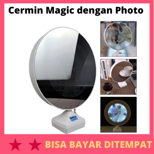 Jual Cermin Magic Dengan Photo Frame Kaca Cermin Magic Ajaib Mirror