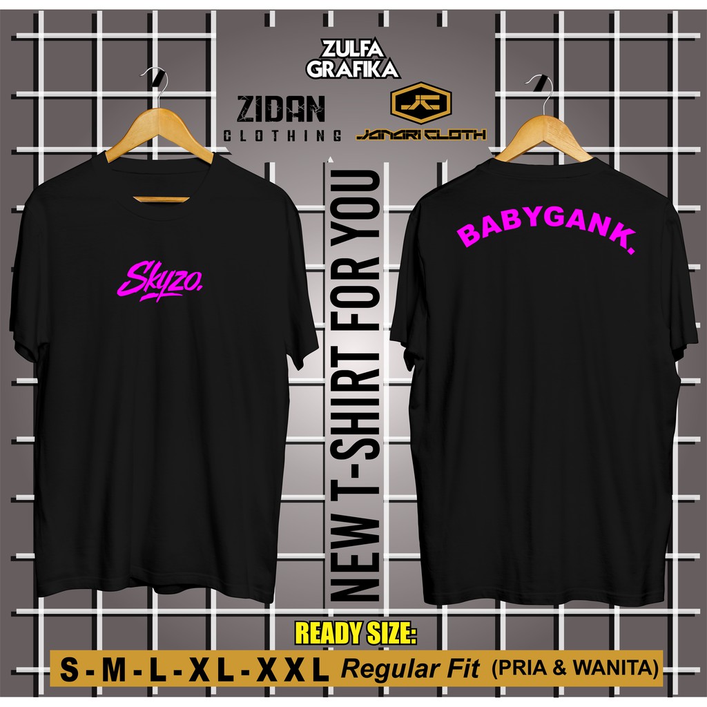 Jual Kaos Skyzo Babygang Logo Bg Shopee Indonesia