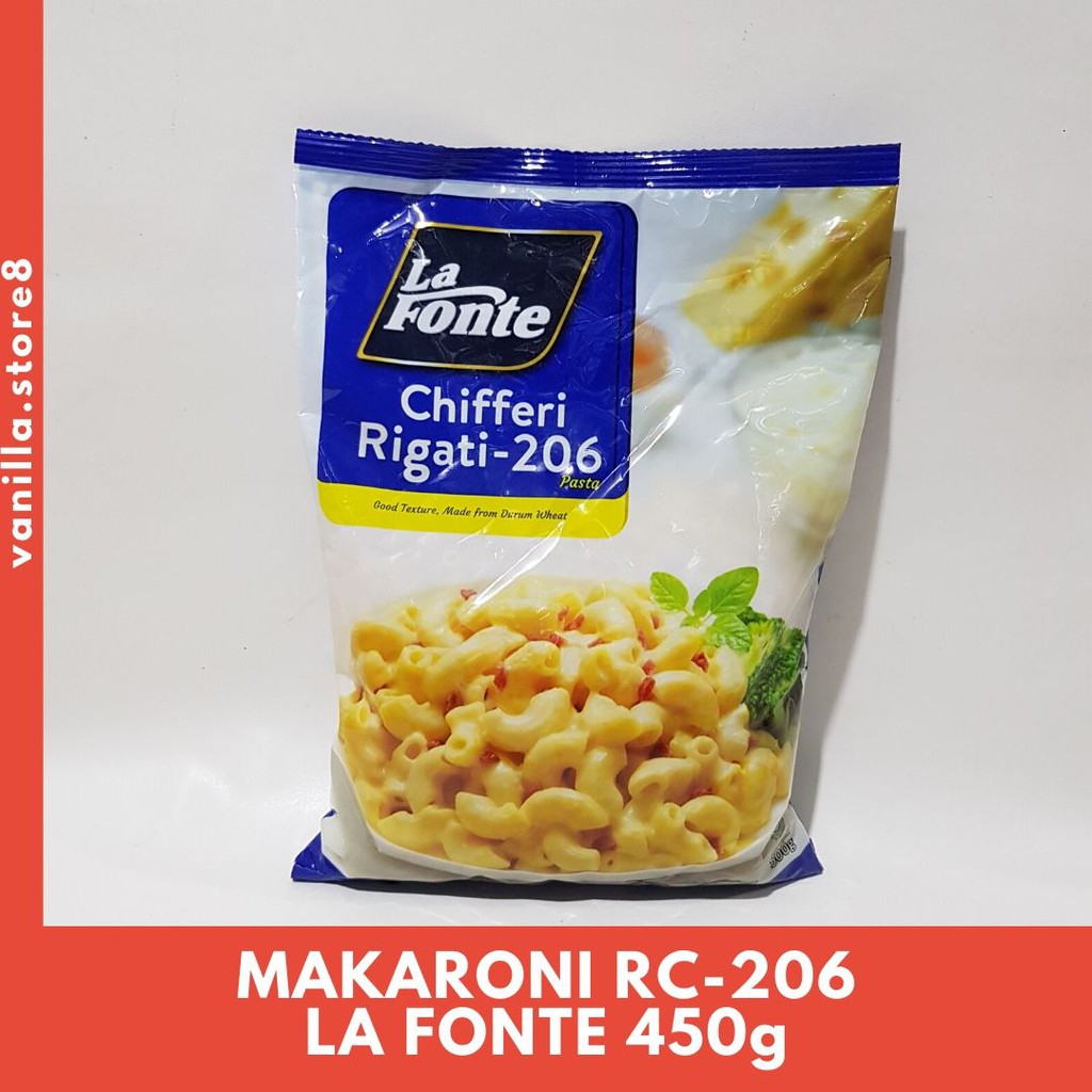 Jual Makaroni La Fonte Chifferi Rigati Pasta Shopee Indonesia