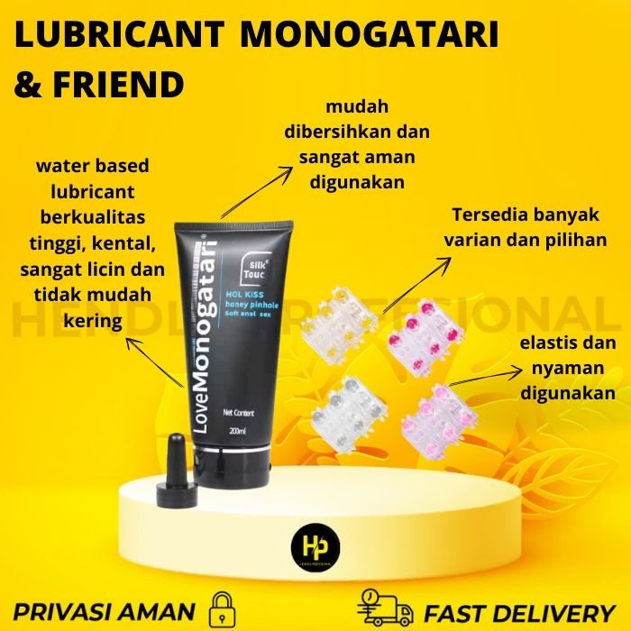 Jual Lubricant Love Monogatari Pelumas Gel Waterbased Terlaris Dan