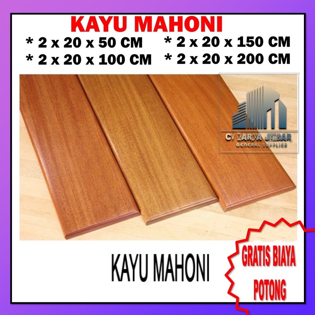 Jual Papan Kayu Jati Belanda Pinus Mahoni Lebar Cm Ukuran X Cm