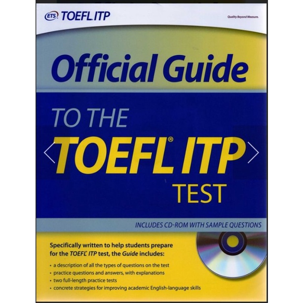 Jual Toefl ITP Test Official Guide Shopee Indonesia