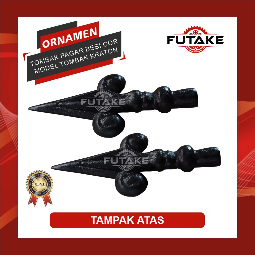 Jual Tombak Pagar Besi Cor Model Tombak Kraton Pengaman Pintu Ornamen