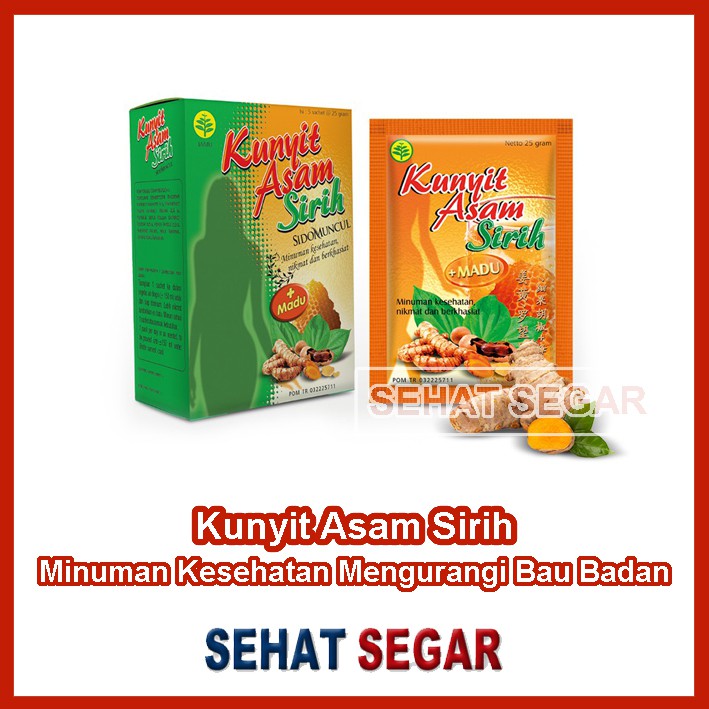 Jual Sido Muncul Minuman Kunyit Asam Sirih Mengurangi Bau Badan Isi