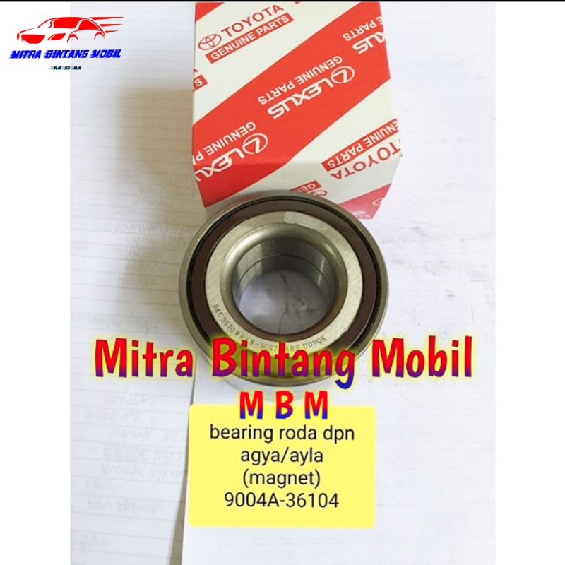 Jual Bearing Roda Depan Toyota Agya Ayla Original Abs Shopee Indonesia