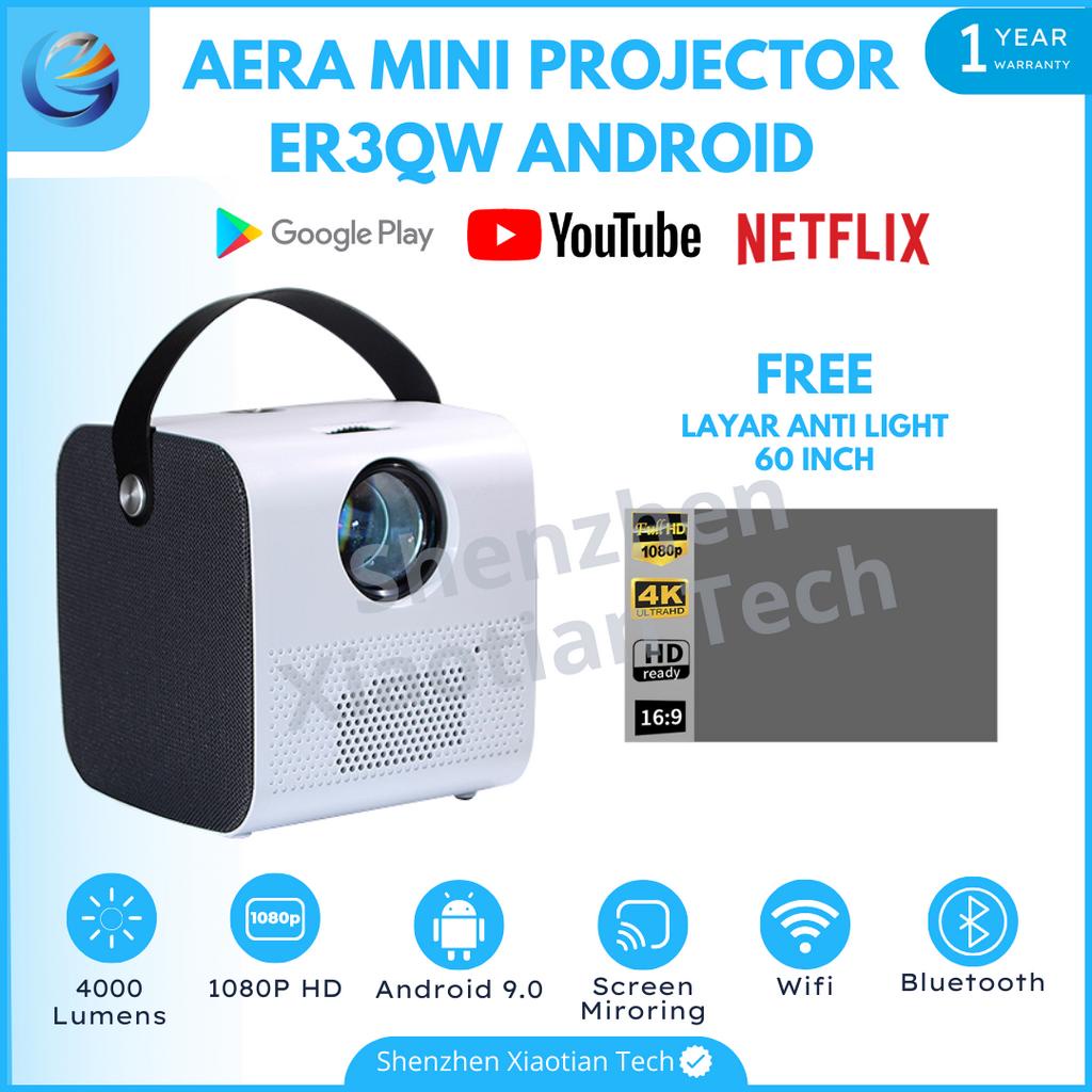 Jual AERA ER3QW Proyektor Mini Android ER3QW Screen Mirroring