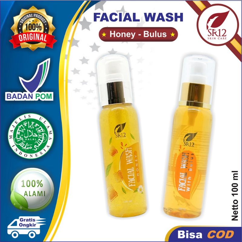 Jual Facial Wash Sr Facial Wash Bulus Facial Wash Honey Sabun