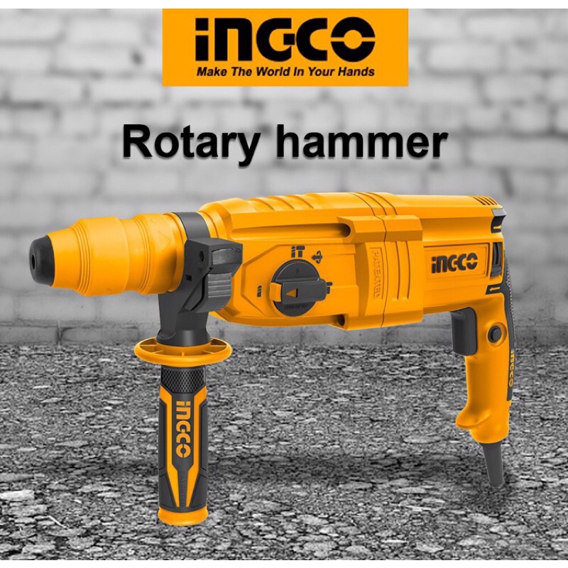 Jual MESIN BOR BETON ROTARY HAMMER Ingco 26MM RGH9028 Shopee Indonesia