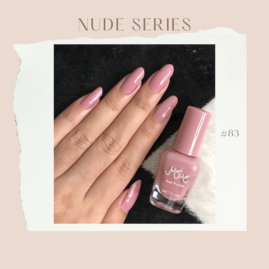 Jual MARIMAR Kutek Nail Polish Nude Series Kode 088 Shopee Indonesia