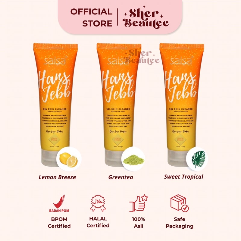 Jual Salsa Hans Jebb Gel Skin Cleanser Perontok Daki Gr Shopee