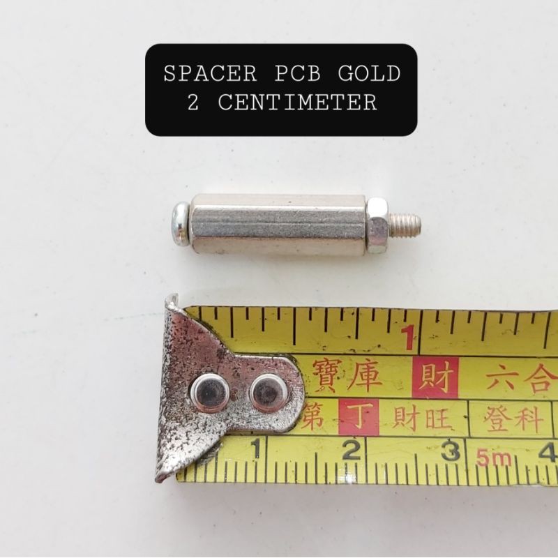 Jual SPACER 2 CM GOLD Penyangga PCB Speser Shopee Indonesia