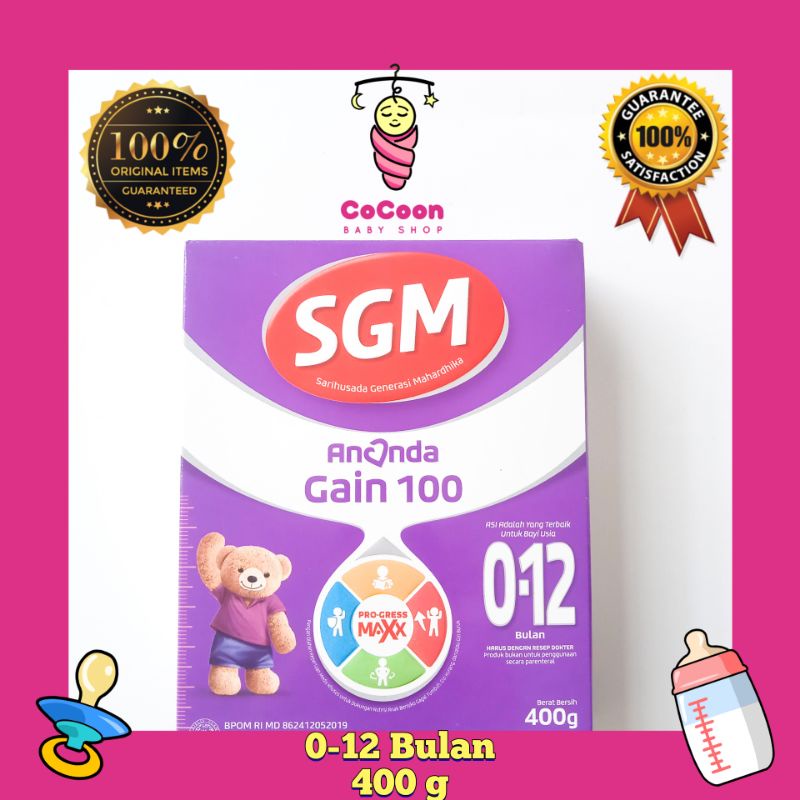 Jual Susu Formula Bubuk Bayi Sgm Ananda Gain Bulan G G