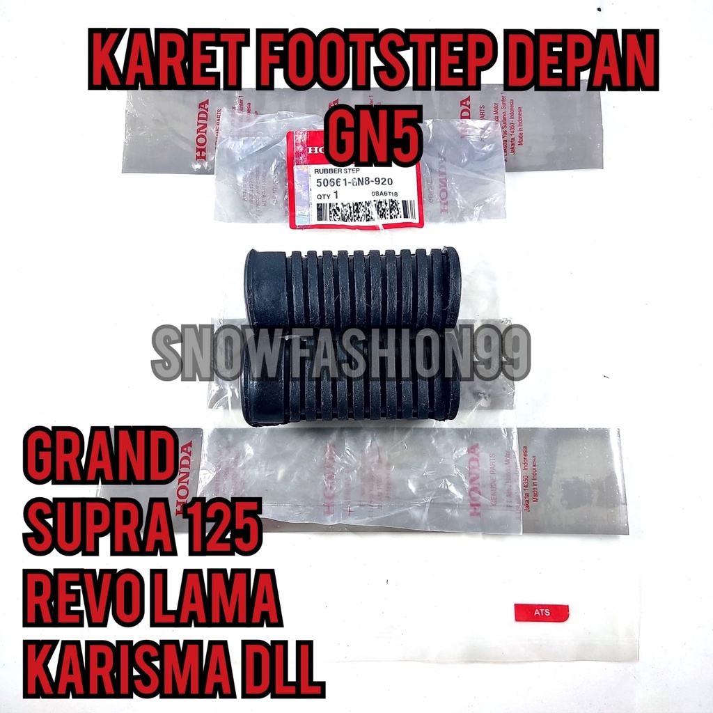 Jual Karet Bastep Footstep Depan Honda Grand Karisma Supra Revo