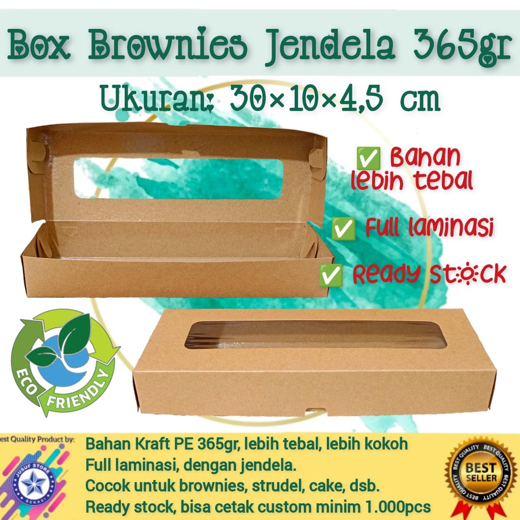 Jual Kotak Bolen 30X10 Strudel Box Brownies Spikoe Dus Nugget Cake