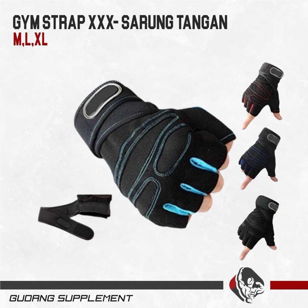 Jual Aolikes Sarung Tangan XXX GHR Gym Gloves Sarung Tangan Olahraga