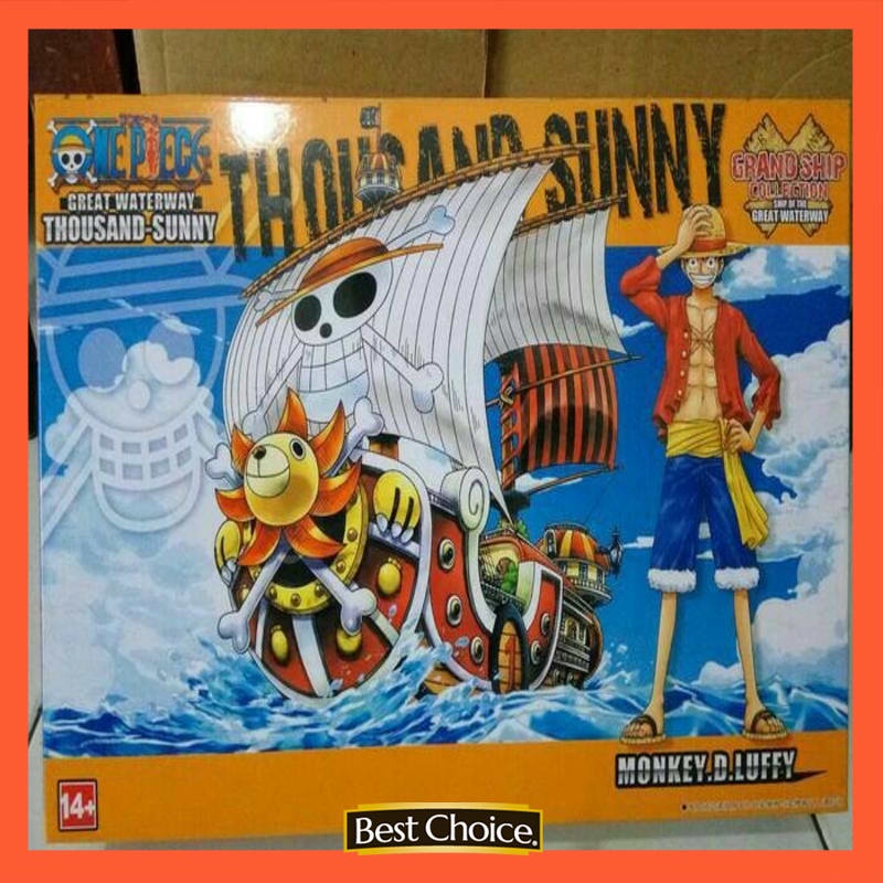 Jual Model Kit Thousand Sunny Ship Kapal One Piece Mokit Grandship