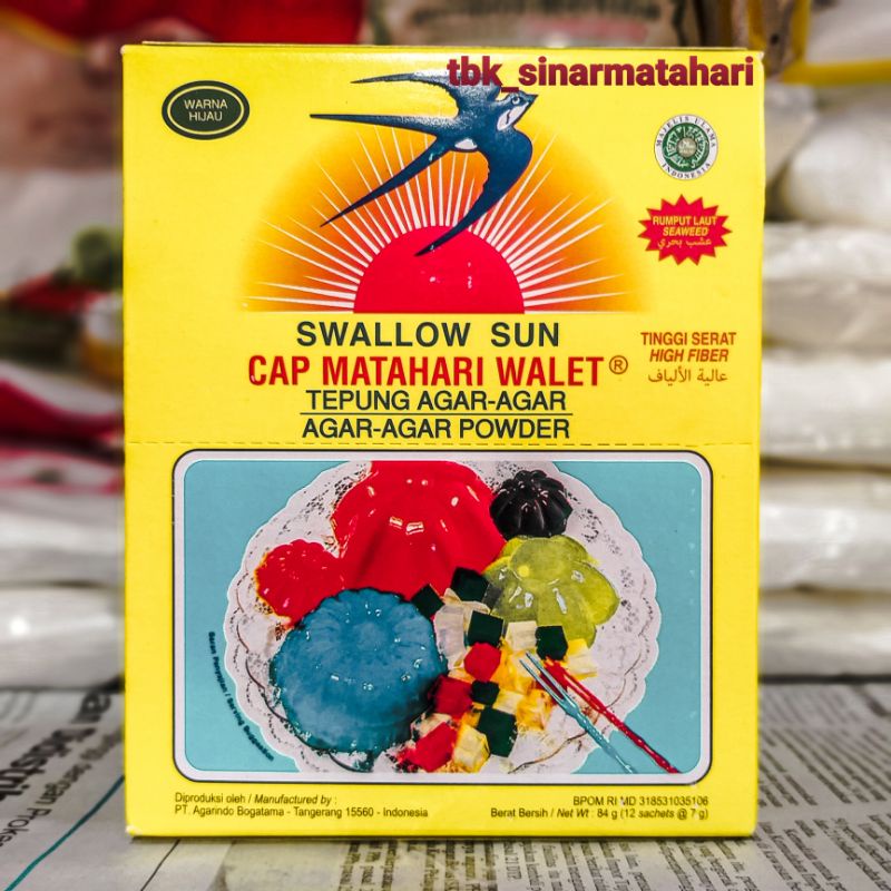 Jual Agar Agar Swallow Sachet G Hijau Shopee Indonesia