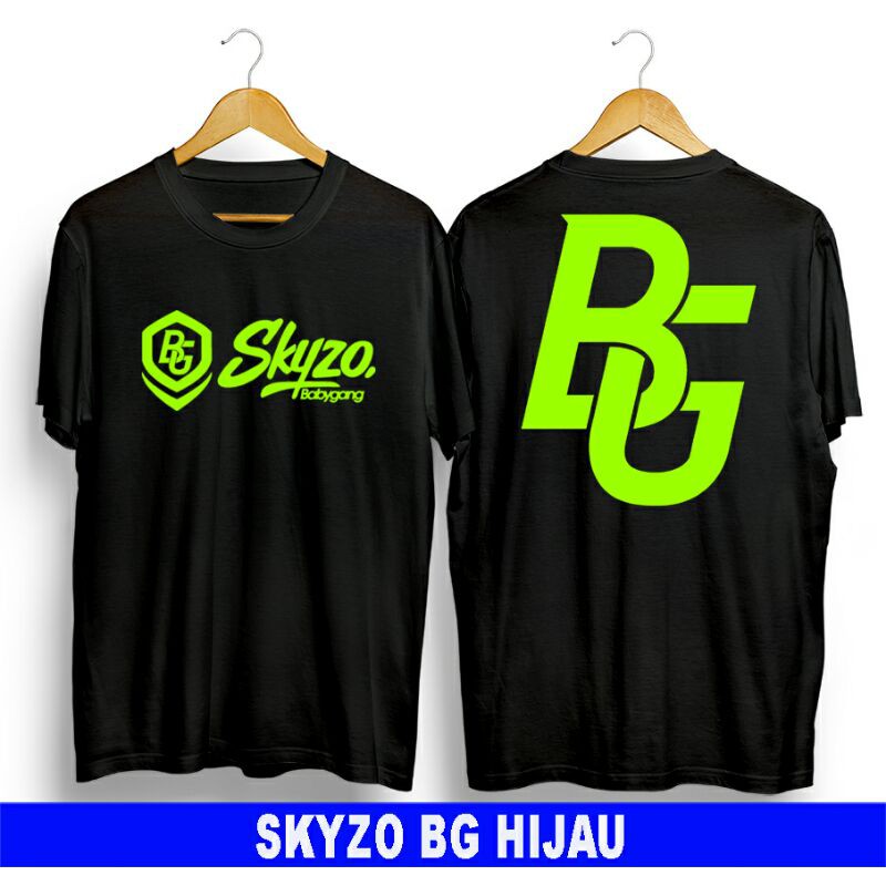 Jual BABYGANG SKYZO LOGO FULL COLOUR NEON SERIES KAOS DISTRO Shopee