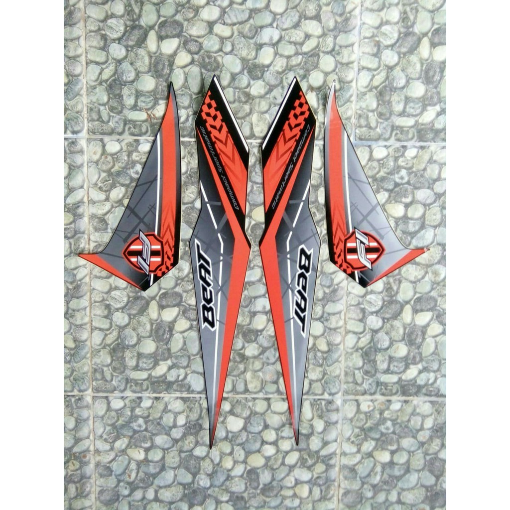 Jual Stiker Striping Honda Beat Fi New Eco Shopee Indonesia