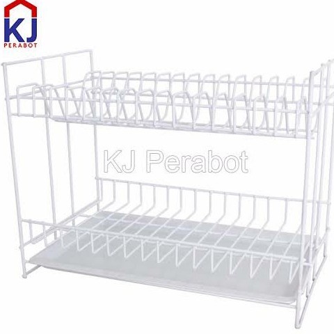 Jual Cutllery Rack Rak Piring Susun 2 Rak Piring Gelas Mangkok Sendok