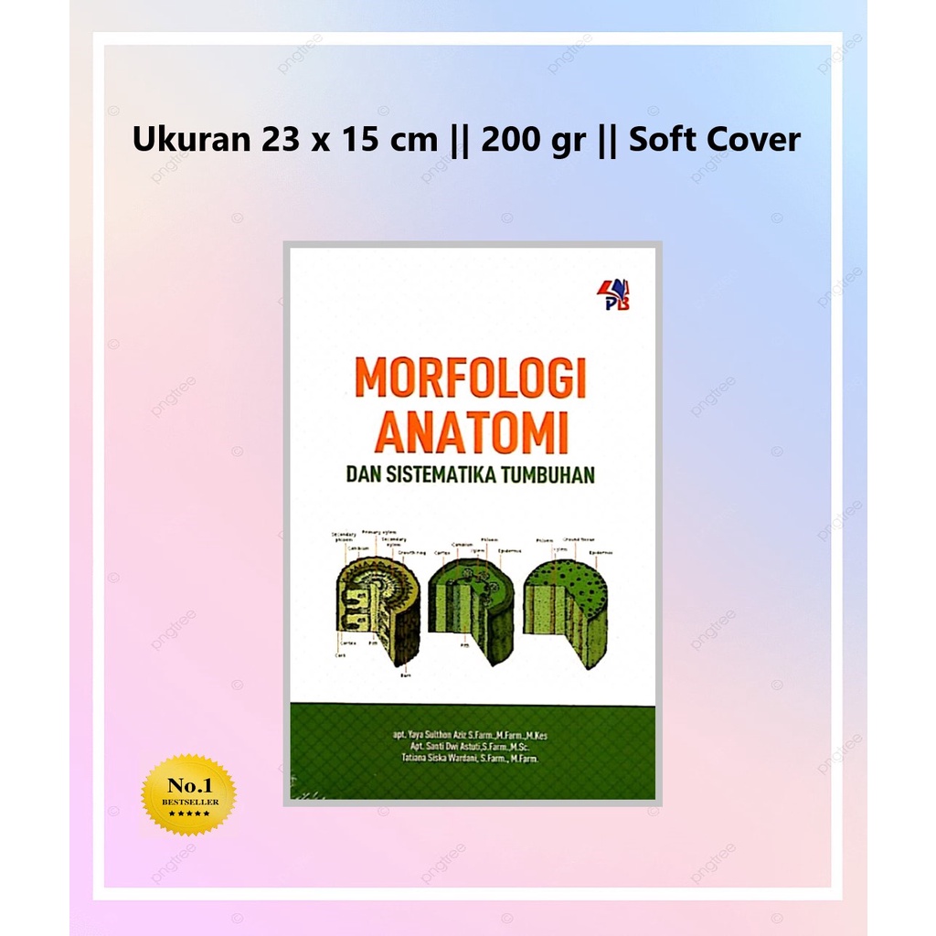 Jual Morfologi Anatomi Dan Sistematika Tumbuhan Buku Farmasi