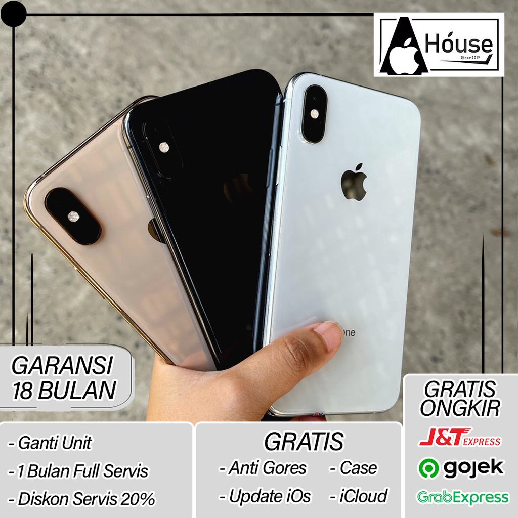 Jual IPhone XS 64GB 256GB Second Original GARANSI 18 BULAN