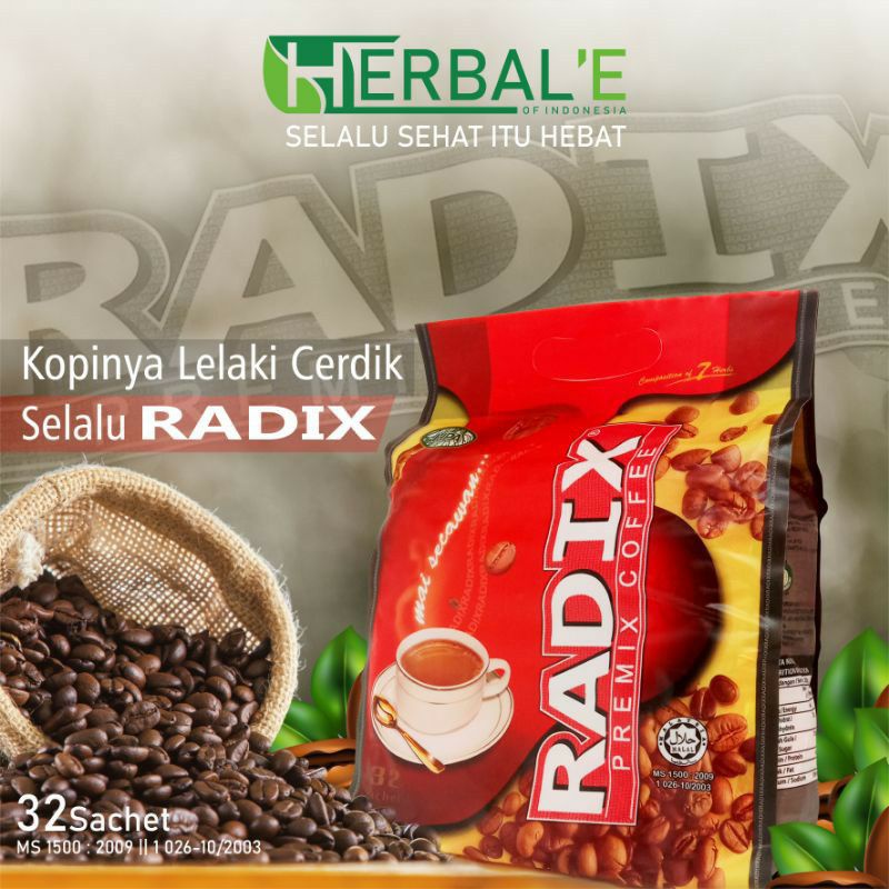 Jual Kopi Radix HPA Malaysia 32 Sachet Shopee Indonesia