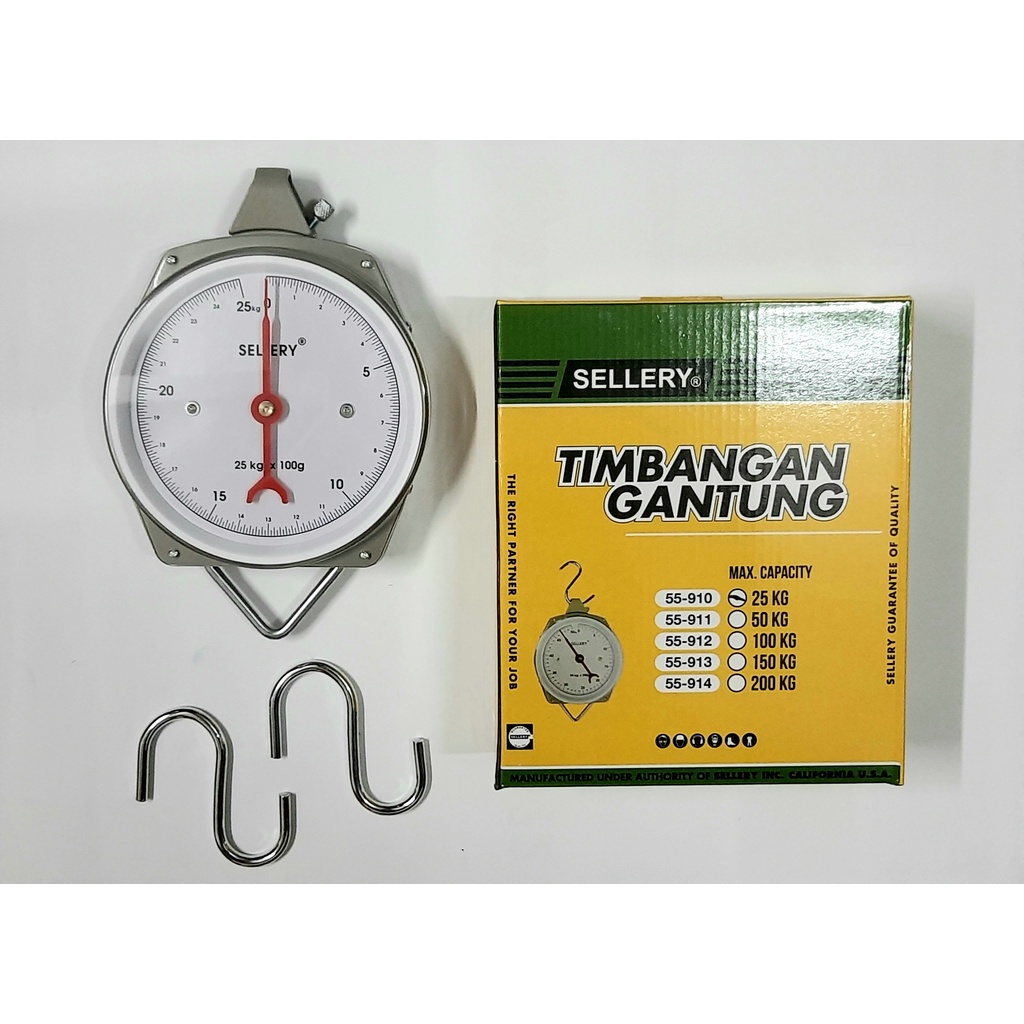 Jual Timbangan Gantung Hanging Scales 25 Kg Kilo Kilogram Sellery