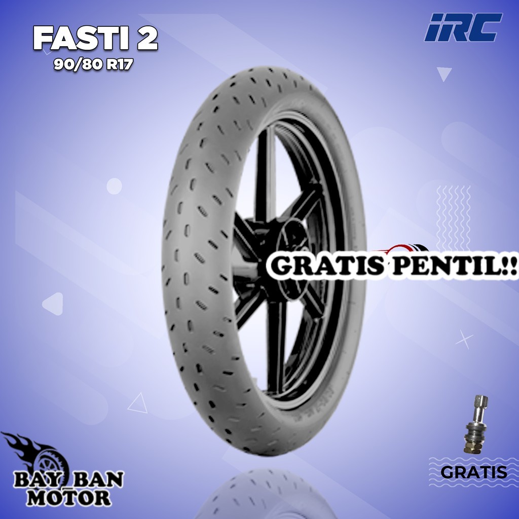 Jual Ban Motor Moped Motor Bebek RACING COMPOUND IRC FASTI 2 90 80