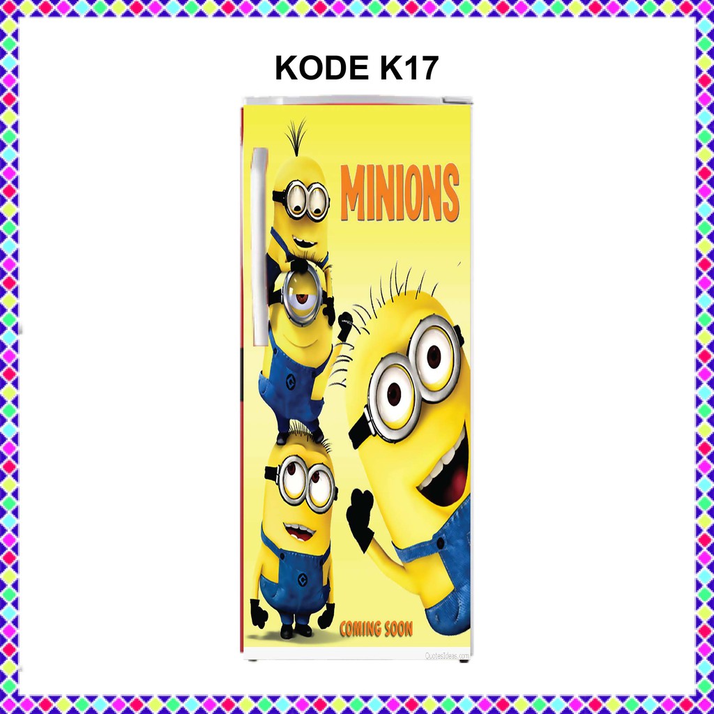 Jual Stiker Kulkas 1 Pintu Motif Minion Shopee Indonesia