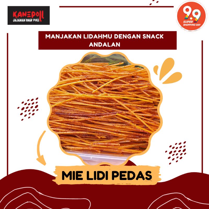 Jual Mie Lidi Kemasan Box Jajanan Enak Poll Kanepoll Shopee