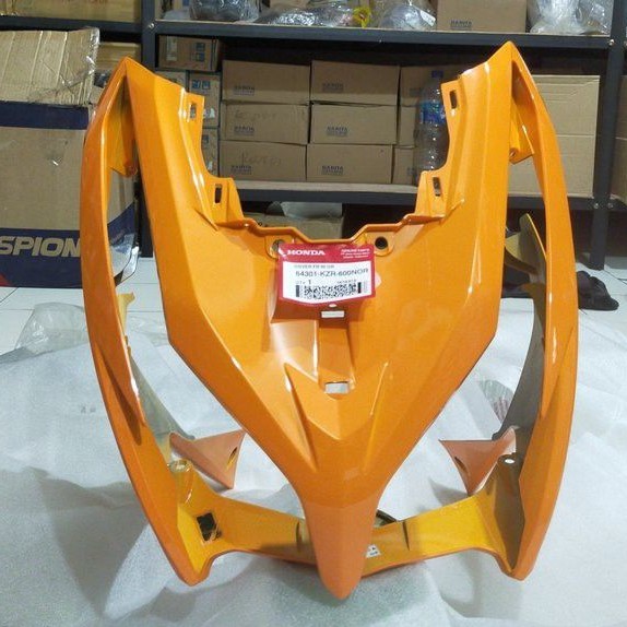 Jual Panel Kap Tameng Cover Front Vario Techno Fi Kzr Orange