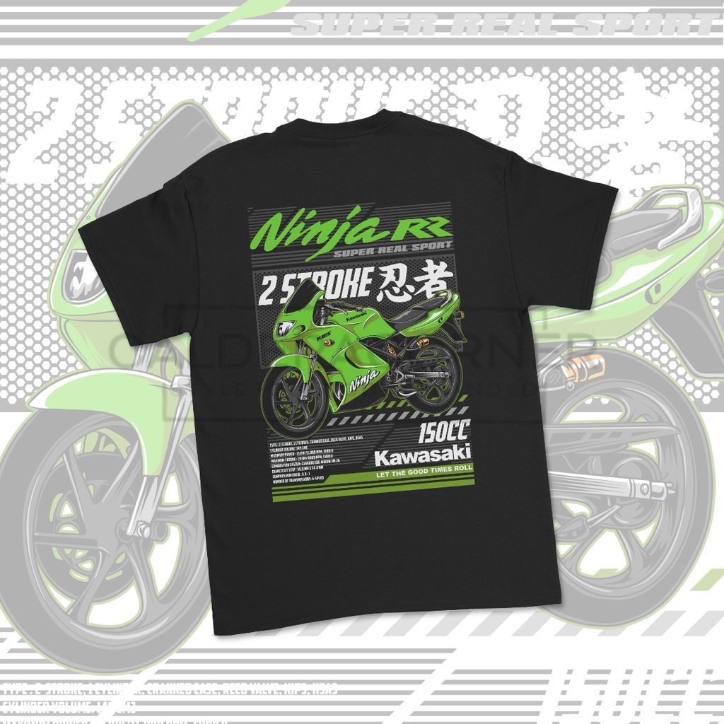 Jual KAOS NINJA RR TSHIRT KAWASAKI NINJA RR Shopee Indonesia