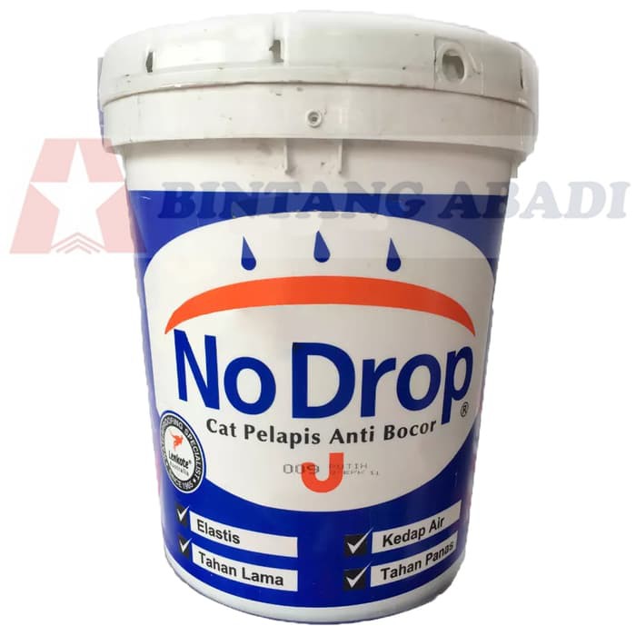 Jual No Drop Cat Pelapis Anti Bocor Pail 20 Kg Water Proofing By