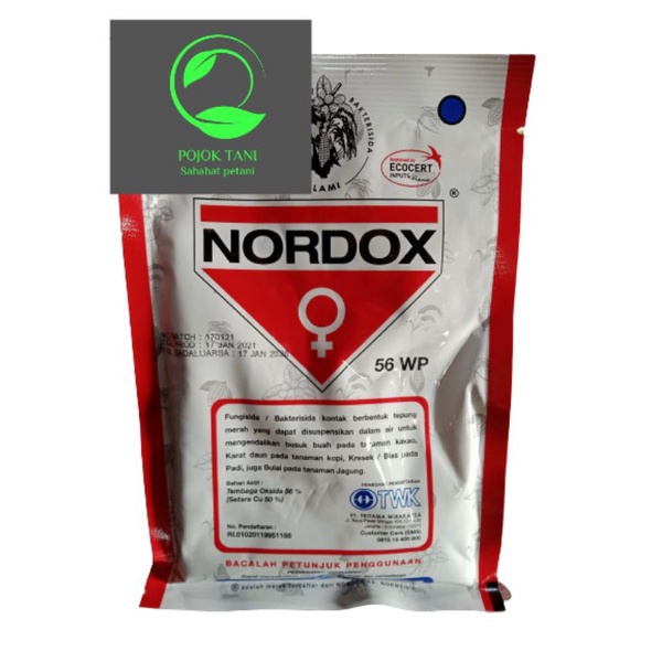 Jual Fungisida Dan Bakterisida Nordox 56 WP Kemasan 100 Gr Shopee