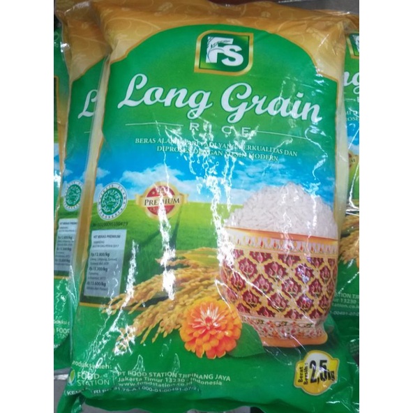 Jual Beras Long Grain FS 2 5 Kg Shopee Indonesia