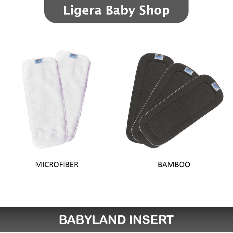 Jual Insert Popok Kain Clodi Babyland Microfiber Bamboo Original