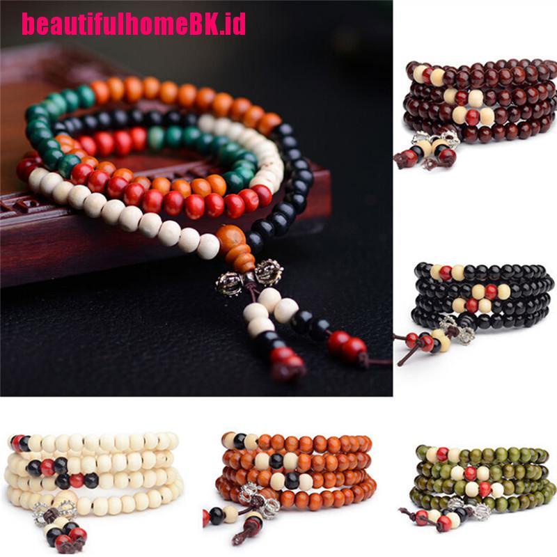 Jual Gelang 108 Manik Manik Ukuran 8mm Gaya Tibet Buddha Shopee Indonesia