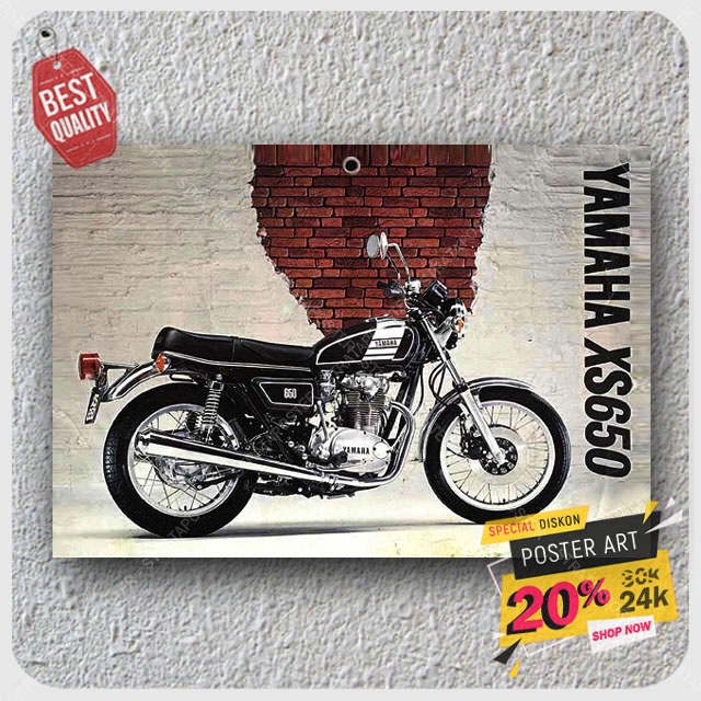 Jual Poster Motor Klasik Hiasan Dinding Motor Klasik Poster Retro