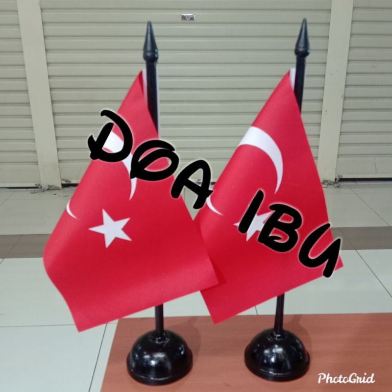 Jual Tiang Kayu Meja Bendera Turky Shopee Indonesia